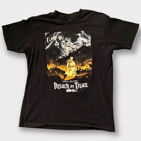 Attack on Titan Final Season Graphic T-Shirt - Picture 1 of 4